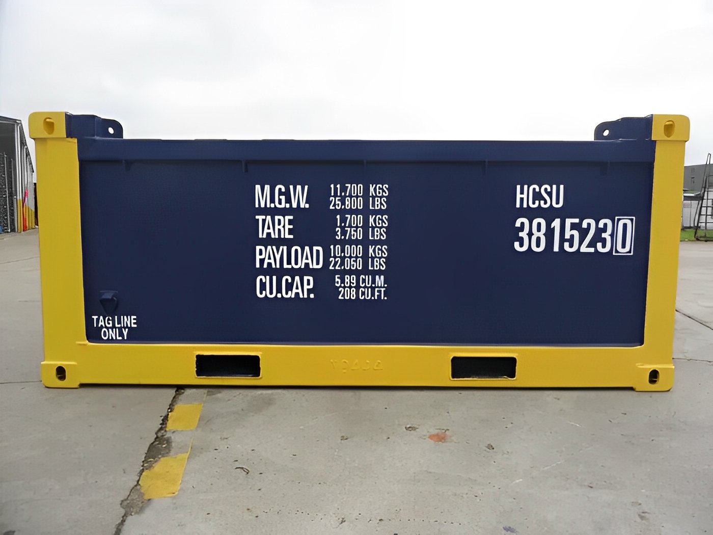 10ft dnv 2.7 1 half height open top containers 10ft dnv 2.7 1 half height open top containers