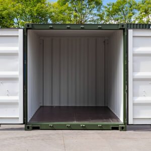 10ft x 8ft shipping container (one trip) – green