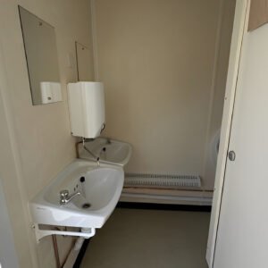 12ft x 9ft 2+1 jackleg toilet cabin
