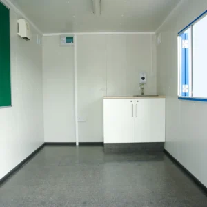 16ft x 7ft 6in steel mobile anti vandal office cabin