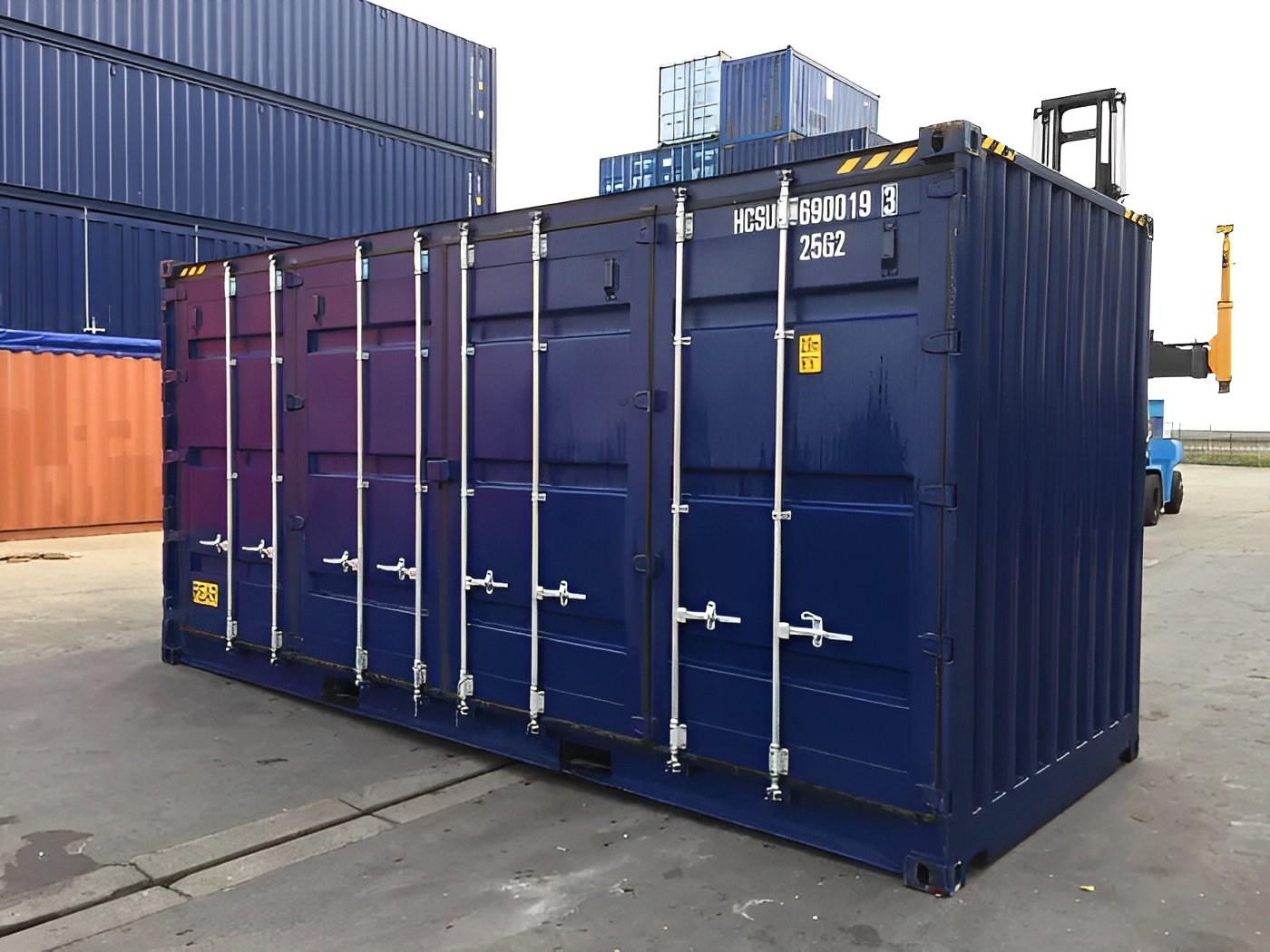 20ft open side high cube container (9′ 6″ high) 20ft open side high cube container (9′ 6″ high)