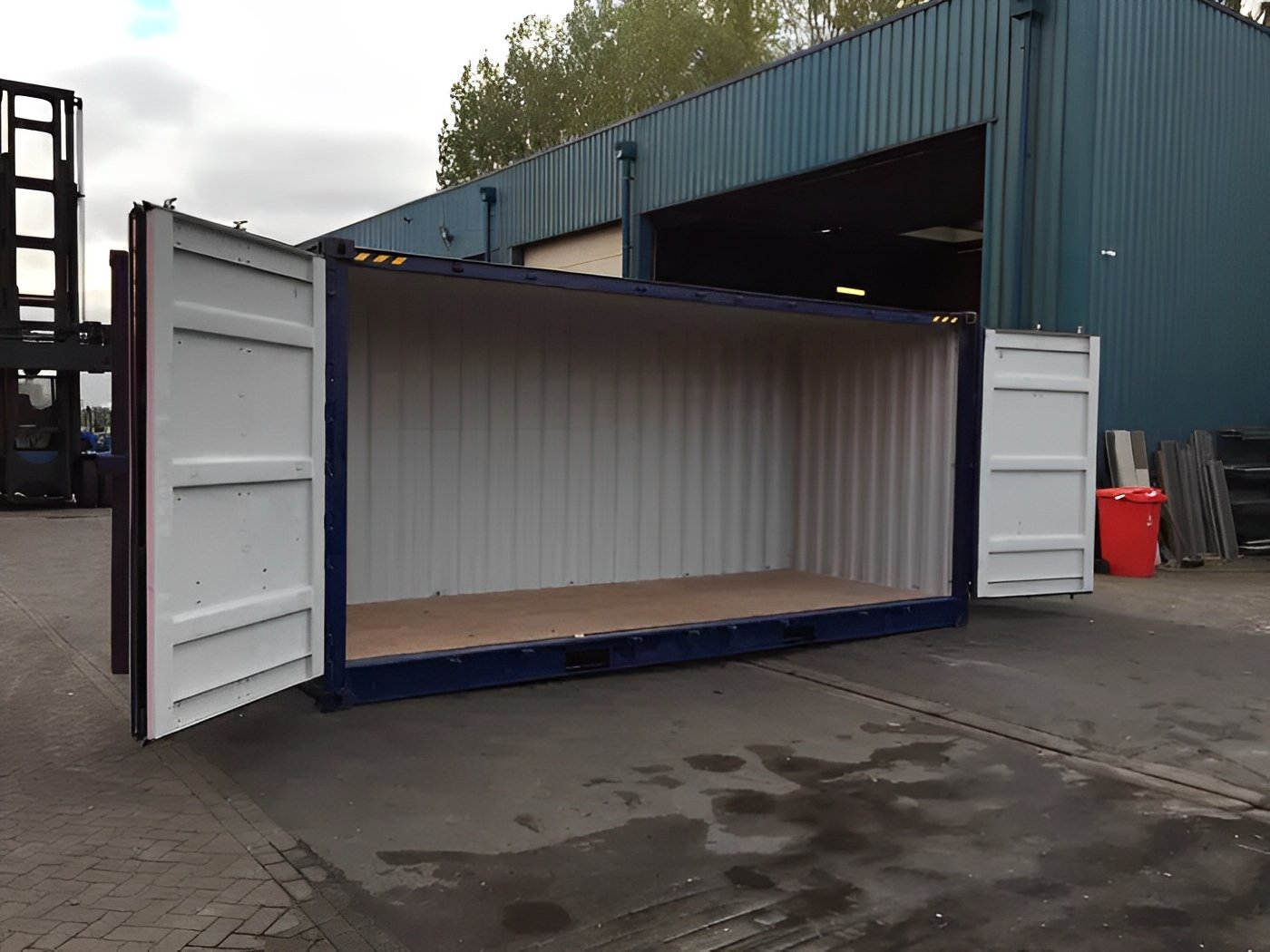 Shipping container delivery 20Ft Open Side High Cube Container (9′ 6″ High)
