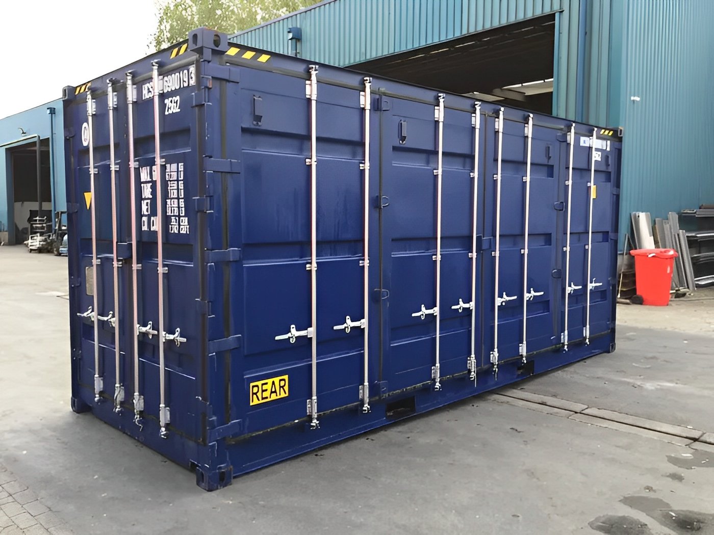 20ft open side high cube container (9′ 6″ high) 20ft open side high cube container (9′ 6″ high)