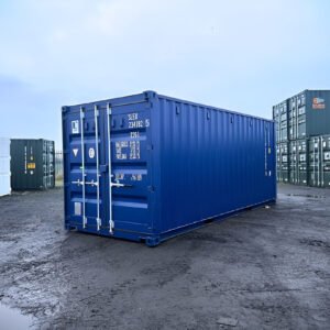 20ft shipping container (one trip) – blue