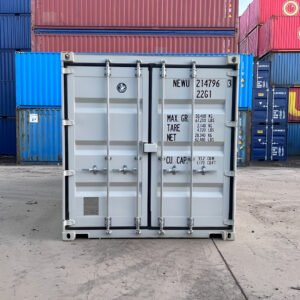 20ft shipping container (one trip) – white