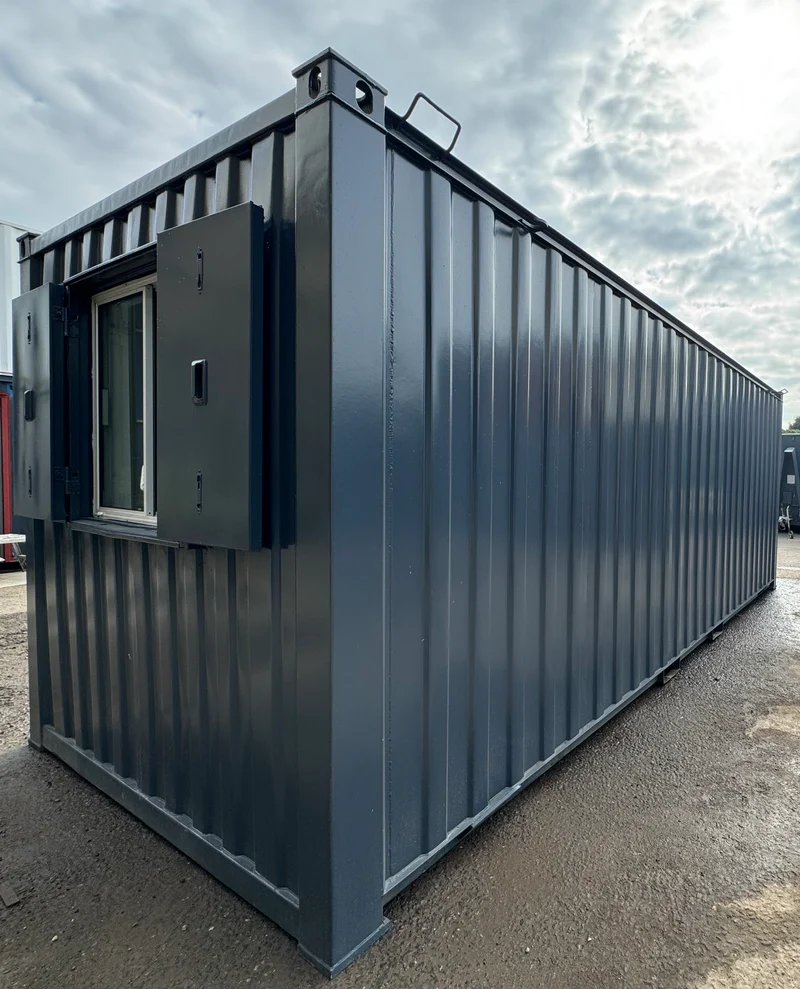 21ft x 8ft container office cabin | portable anti vandal building 21ft x 8ft container office cabin | portable anti vandal building