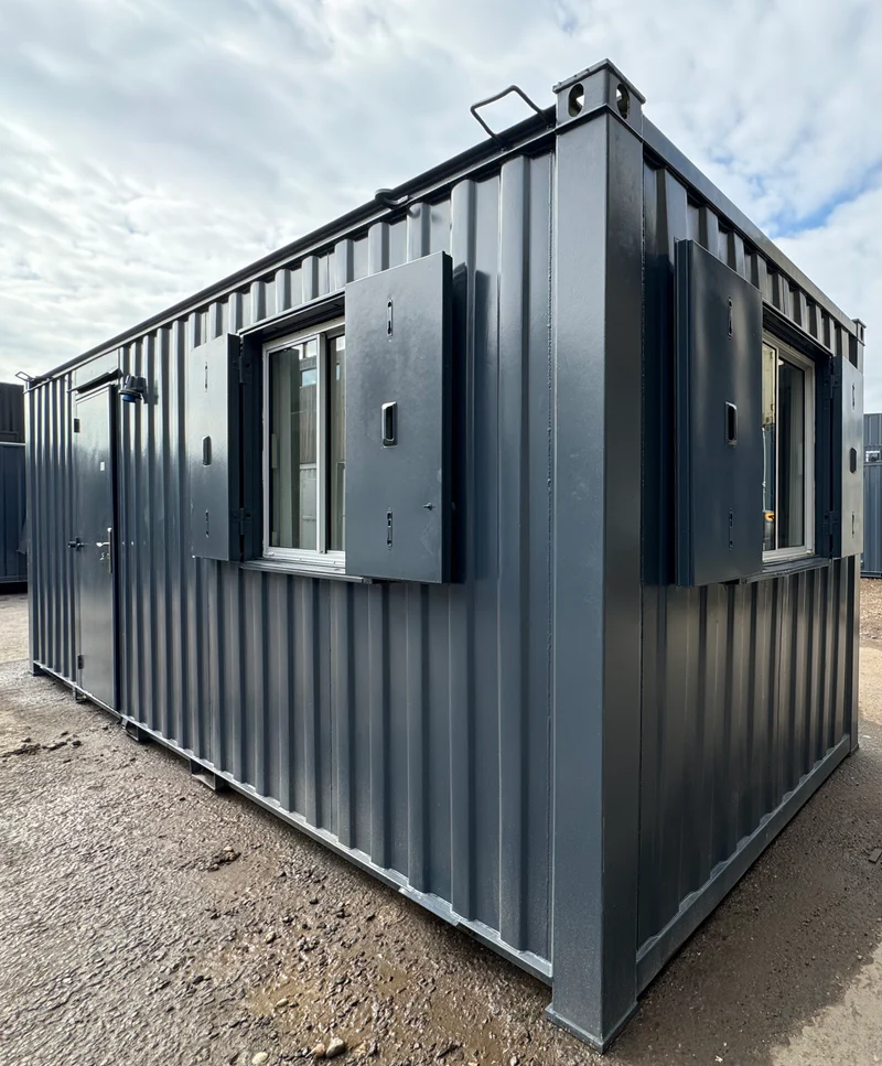 21ft x 8ft Container Office Cabin | Portable Anti-Vandal Building 21ft x 8ft Container Office Cabin | Portable Anti-Vandal Building