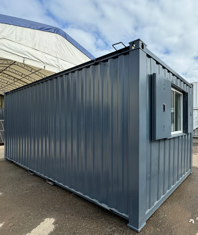 21ft x 8ft container office cabin | portable anti vandal building 21ft x 8ft container office cabin | portable anti vandal building