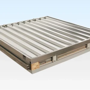 (2m) flat pack metal store