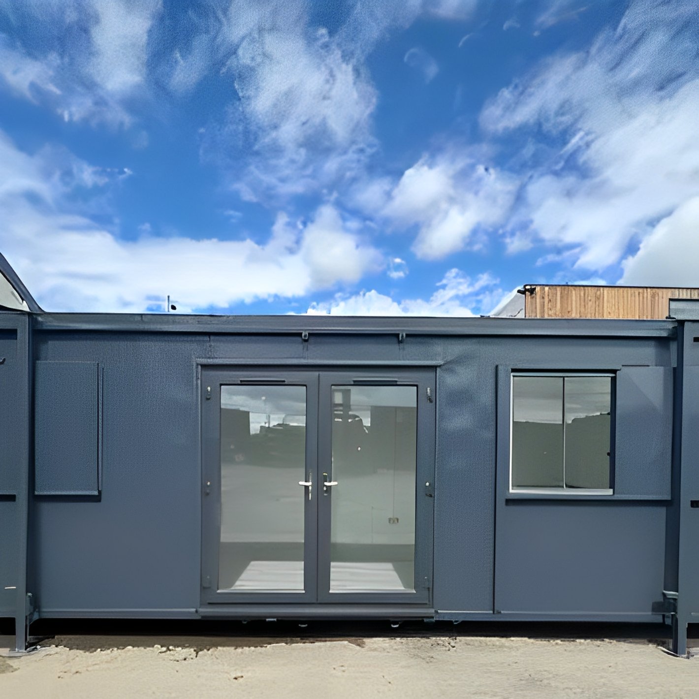 32ft custom office cabin / canteen | access toilet | portable building 32ft custom office cabin / canteen | access toilet | portable building