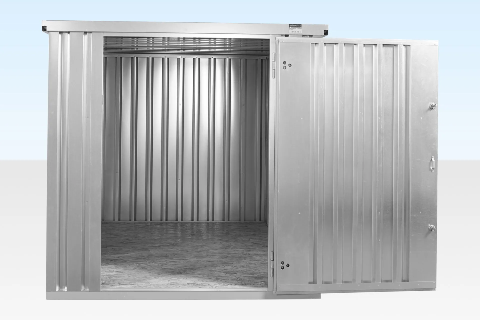 3m x 2.1m flat pack storage container – galvanised 3m x 2.1m flat pack storage container – galvanised