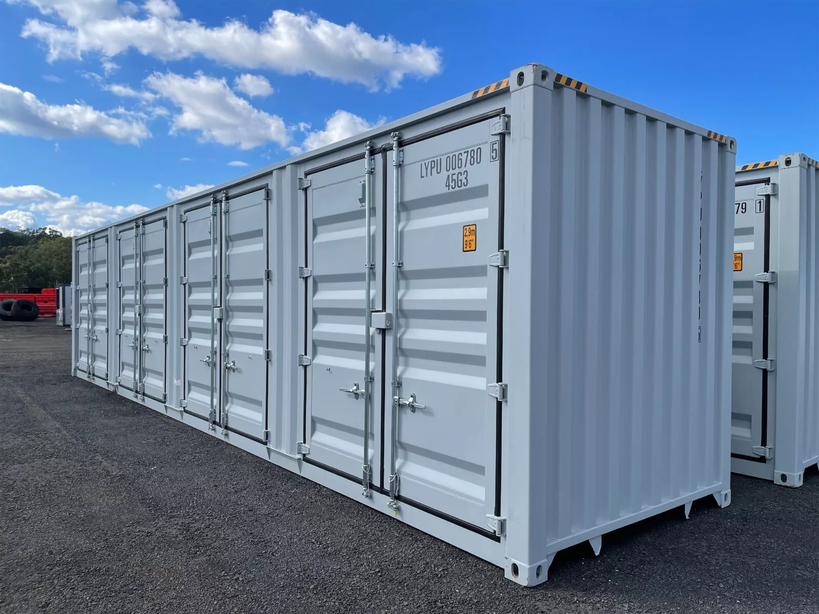 40FT High Cube Storage Shipping Container Conex w/4 Open Side Door 9.5′ Tall 40FT High Cube Storage Shipping Container Conex w/4 Open Side Door 9.5′ Tall