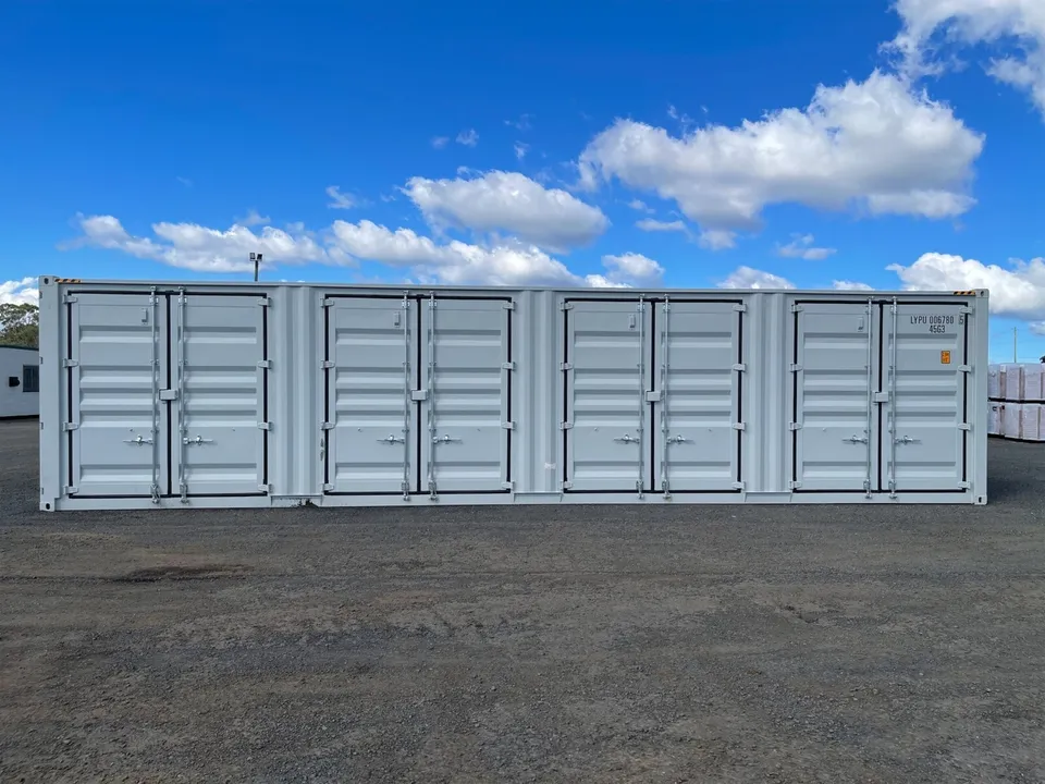 40ft high cube storage shipping container conex w/4 open side door 9.5′ tall 40ft high cube storage shipping container conex w/4 open side door 9.5′ tall