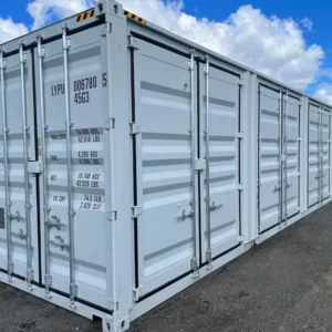 40ft high cube storage shipping container conex w/4 open side door 9.5′ tall