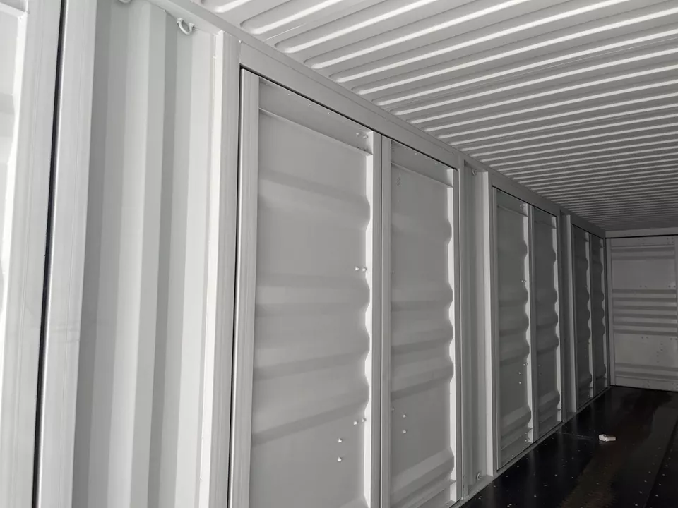 40ft high cube storage shipping container conex w/4 open side door 9.5′ tall 40ft high cube storage shipping container conex w/4 open side door 9.5′ tall