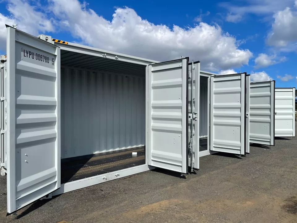 40ft high cube storage shipping container conex w/4 open side door 9.5′ tall 40ft high cube storage shipping container conex w/4 open side door 9.5′ tall