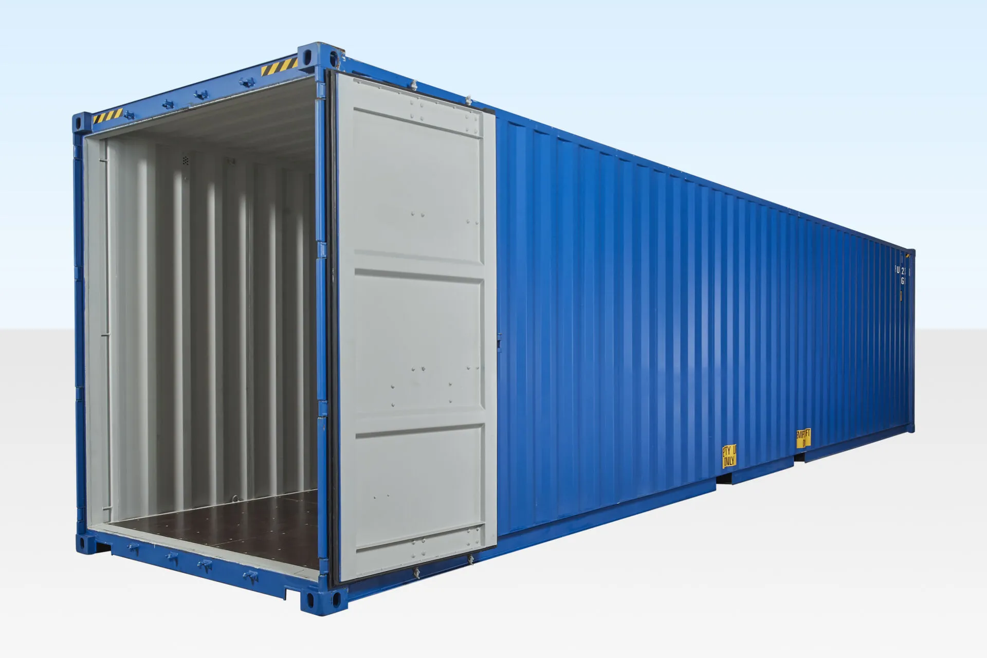 40ft high cube container – one trip (9ft 6″ high) 40ft high cube container – one trip (9ft 6″ high)