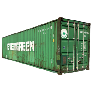 40' high cube wind and weather tight shipping container