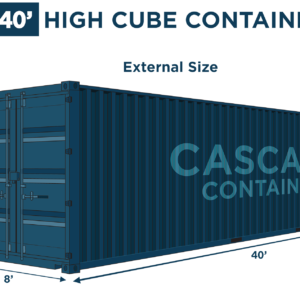 40' HC "As Is" Shipping Container
