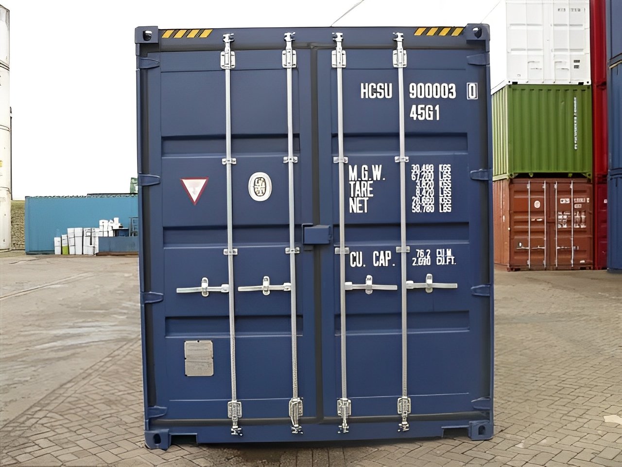 40ft high cube container – one trip (9ft 6″ high) 40ft high cube container – one trip (9ft 6″ high)