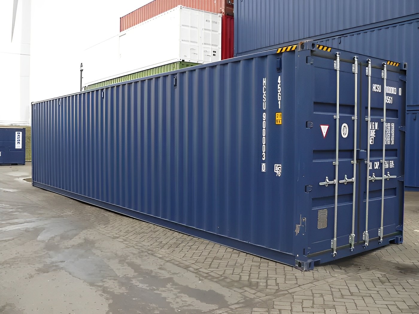 40ft high cube container – one trip (9ft 6″ high) 40ft high cube container – one trip (9ft 6″ high)