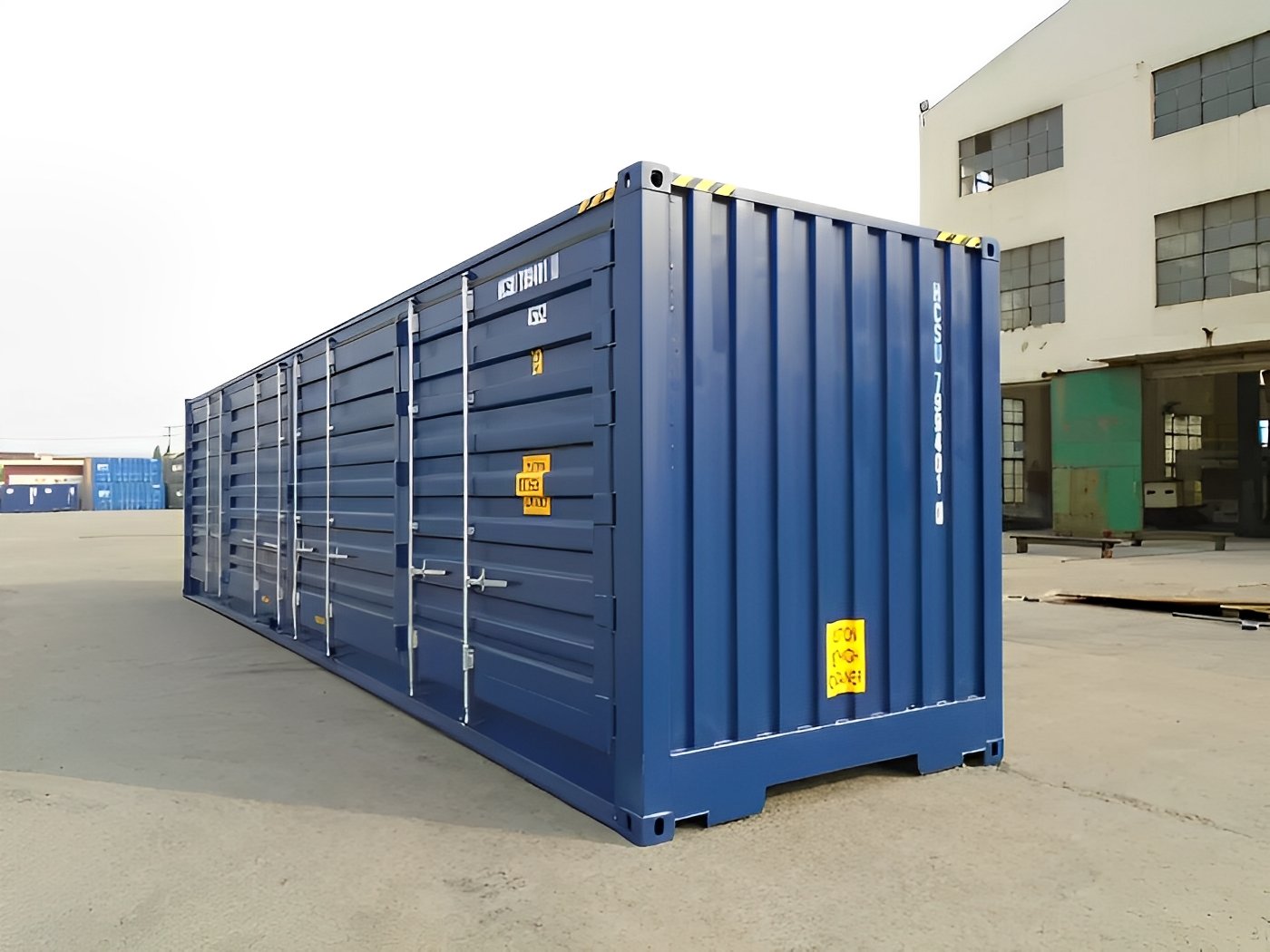 40ft full side access container high cube (9′ 6″ high)