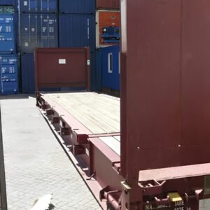 40ft x 8ft used flat rack shipping container