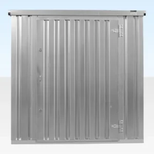 4m x 2.1m flat pack container store – galvanised