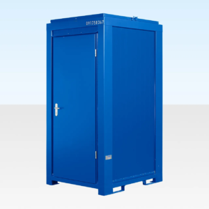 5ft x 4ft single mains toilet (blue)