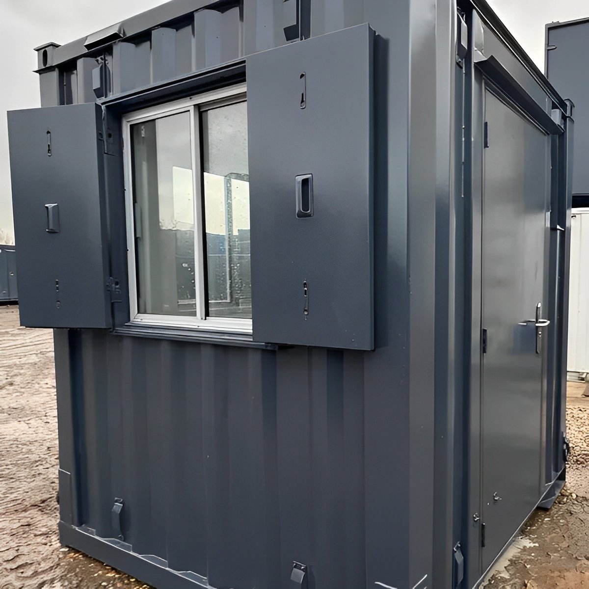 7Ft x 7Ft Shipping Container Office | Portable Building | Anti-Vandal Building 7Ft x 7Ft Shipping Container Office | Portable Building | Anti-Vandal Building