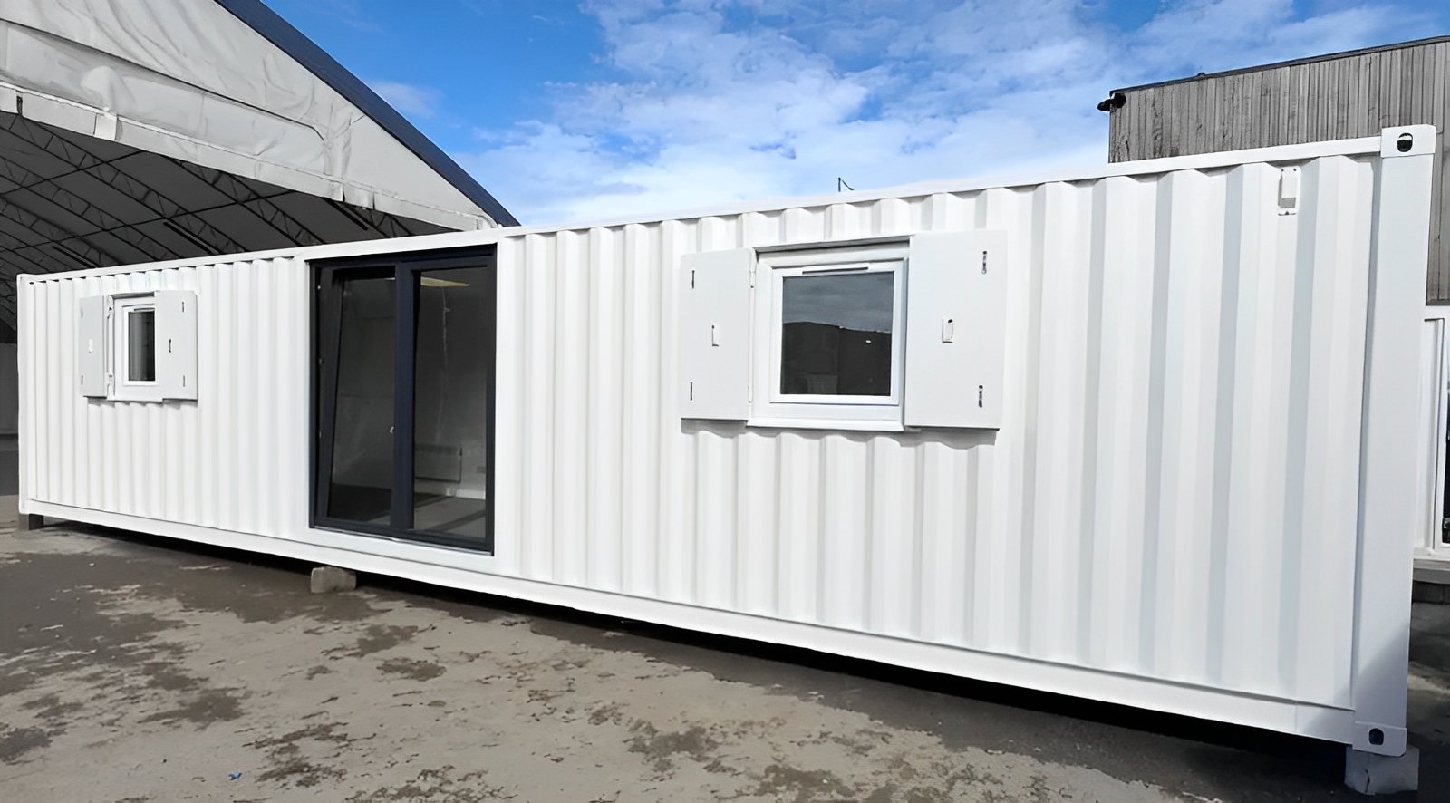 converted 40ft shipping container | open plan office | portable container building converted 40ft shipping container | open plan office | portable container building