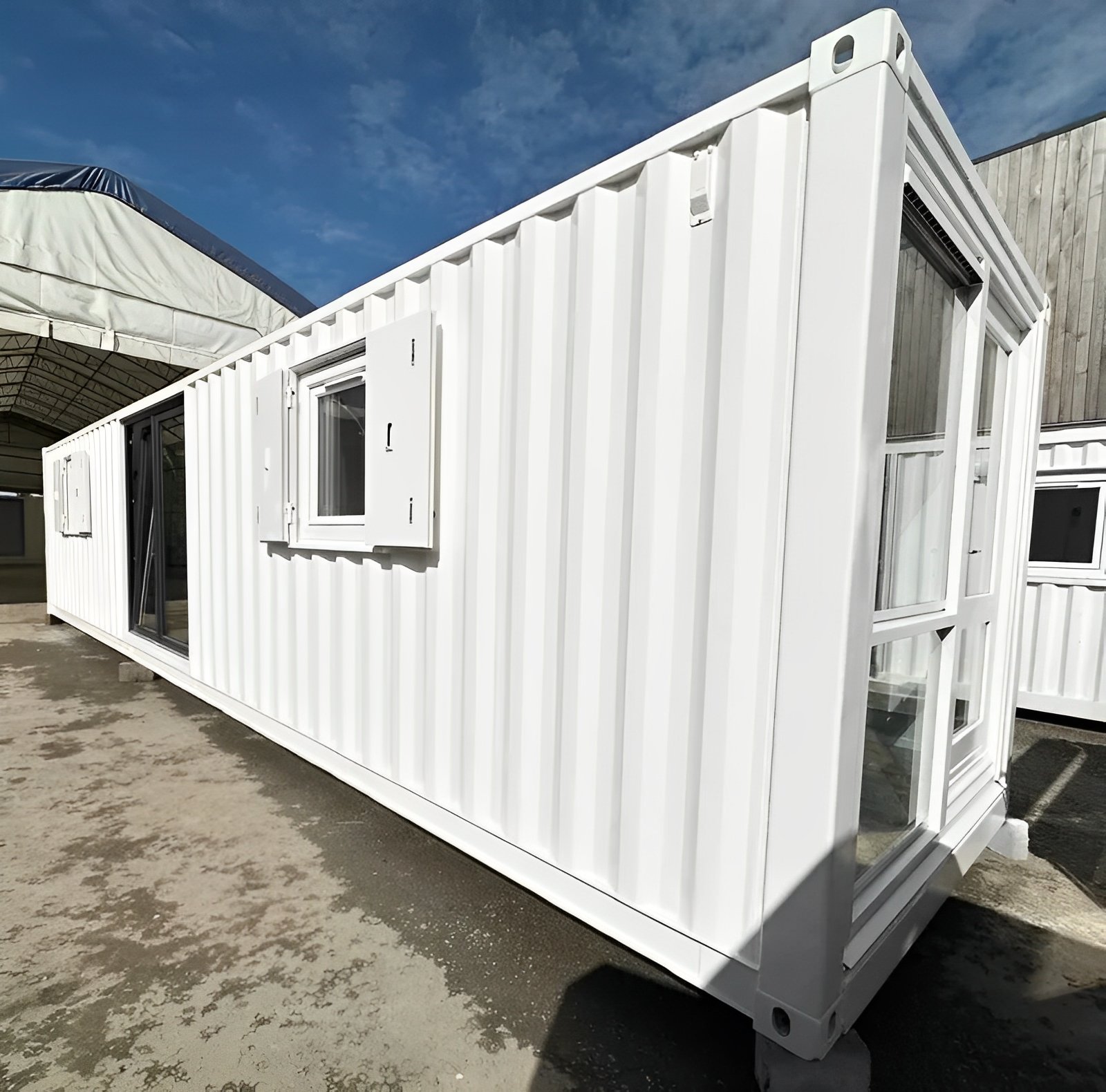 converted 40ft shipping container | open plan office | portable container building converted 40ft shipping container | open plan office | portable container building