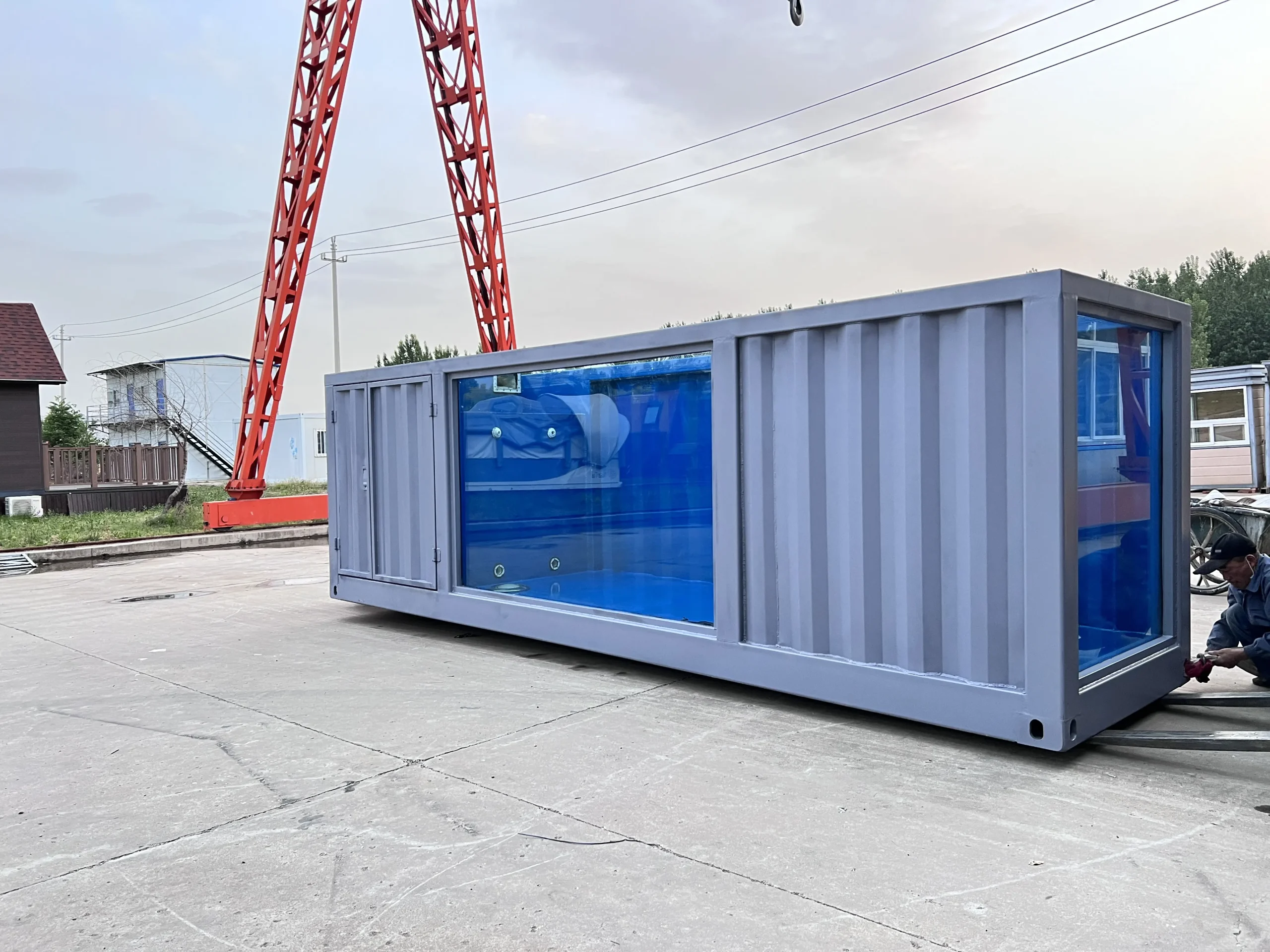 20ft Mobile Foldable Fully Automatic Container Swimming Pool 20ft Mobile Foldable Fully Automatic Container Swimming Pool