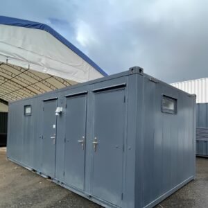 Toilet Block + Shower 24 x 9 Ft | 4 + 1 Toilet | Separate Shower Room