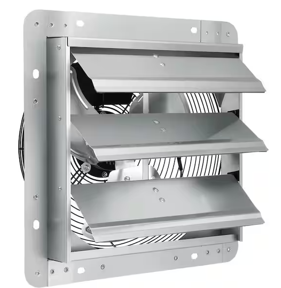 Powered Louver Exhaust Vent Powered Louver Exhaust Vent