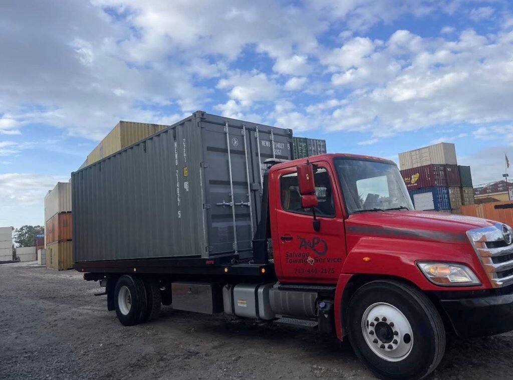 Shipping container delivery