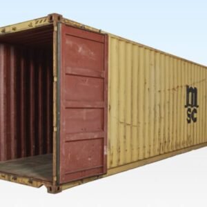 40FT X 8FT Used Shipping Container – High-Cube