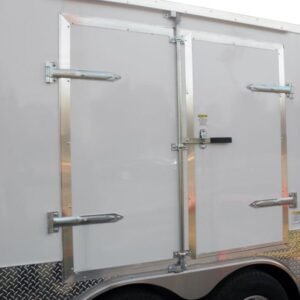 Enclosed Trailer 8.5’x24′ White – Cargo Bike Car Hauler Storage