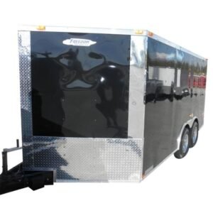Enclosed Trailer 8.5’x14′ Black – Custom Car Equipment ATV Storage