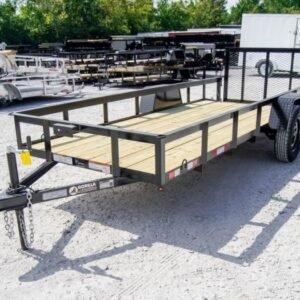 5×14 Dovetail Utility Trailer 3,500lb Axle