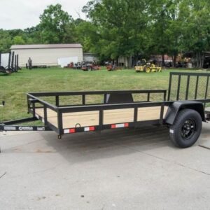 6.4×12 Dovetail Utility Trailer 3500lb Axle