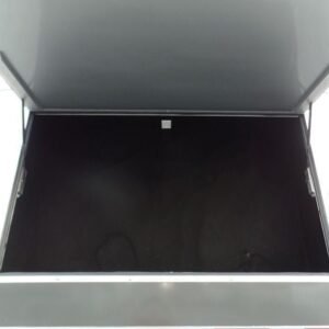 impo8.5 X 48 Charcoal Grey Enclosed Trailer Storagert